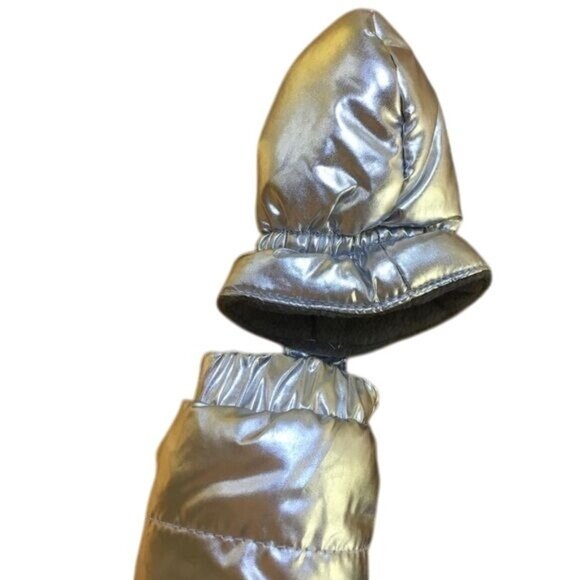 Gymboree Baby Snow Suit, Silver/Gray, Size 0-3M - Picture 4 of 6